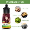 Shampoo Tinte Cubre Canas Rojo Vino Herbishh 500ml