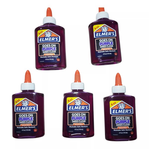 Elmer's Clear Multi-Purpose Glue 5pk Non-Toxic Washable Craft Kids Supply