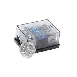KnuKonceptz Bassik 4 and 8 Gauge 2 Way Fuse Distribution Block w/ 20A Fuses