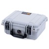 Pelican Protector 1400 Case by ColorCase - Silver - Medium