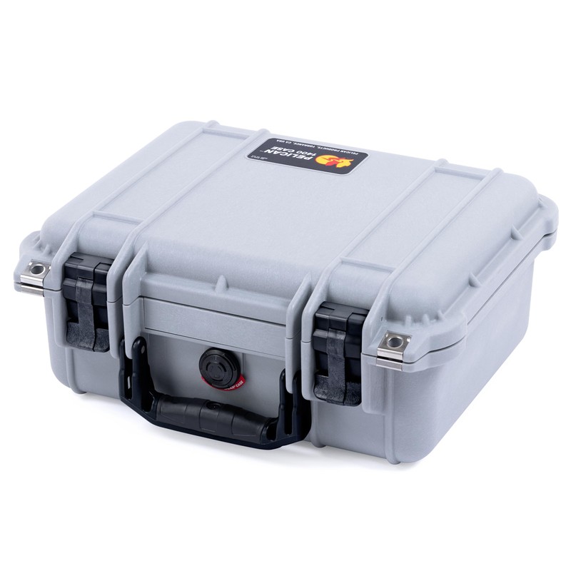Pelican Protector 1400 Case by ColorCase - Silver - Medium