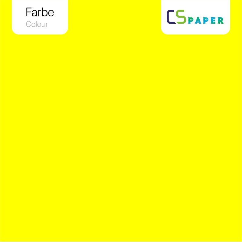 Made in the EU, 50 sheets of coloured paper, neon