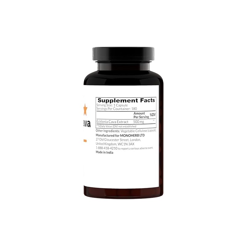 MONOHERB Ecklonia Cava Extract 500 mg - 180 Capsules