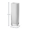 Leonardo 65954 Vase Lucca 25 x 7.5 cm, white