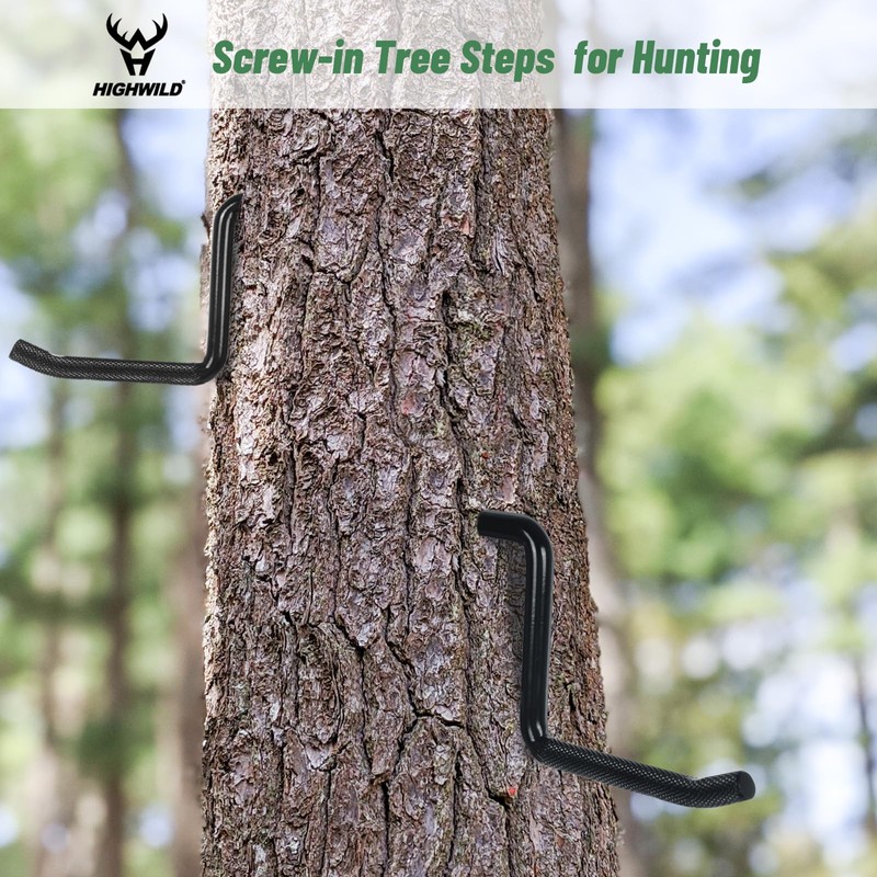Highwild 4-Inch Screw-in Tree Step Blinds Step Up Climbing Tree