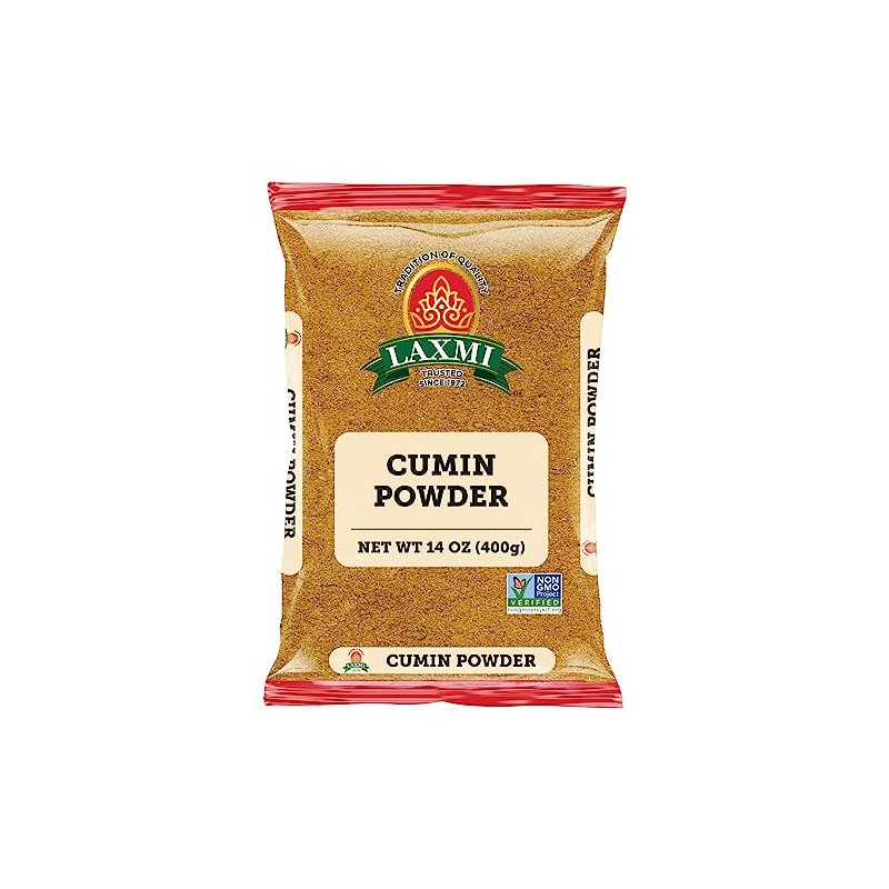 Laxmi All-Natural Dried Cumin Powder - 14 Ounce