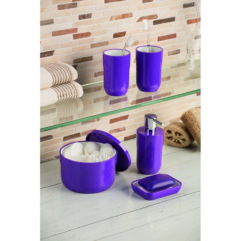 Spirella WC Bürste Klobürste Toilettenbürste hochwertig „Cocco“ mit hygienischem Behälter