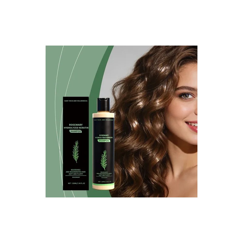 Champú Orgánico De Romero El Crecimiento Del Cabello 220ml