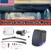 Liangren Electric Windshield Wiper Motor Kit Wiper &Rocker Switch FOR