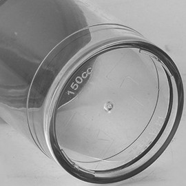 TOBEOME Stackable Snack Containers for Children and Adults, 4 Stackable Snack Cups for School and Travel Transparent Black Robust Easy to Use