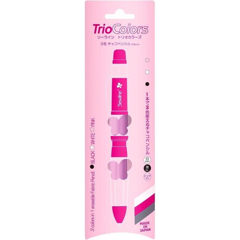 Sewline Trio Colors 3 Color Mechanical Pencil + Refill (Black,