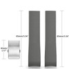 Wentokye 21mm Rubber Watch Band for Longines Conquest HydroConquest L3
