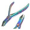 OdontoMed2011 Titanium Coaded 'Cuticle Nippers Rainbow Color ODM