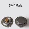 Pack of 4 3/4 Inch Bleed Valve, Manual Radiator Air