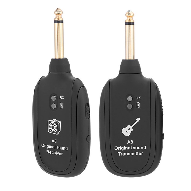 Wireless Audio Transmission Set with Receiver Transmitter for Electric Guitar