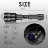 Black Light UV Flashlight, 5LEDs UV Light 50W Powerful Blacklight