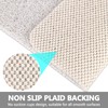 Square Shower Mat Non Slip: 36 x 36 Inch Extra