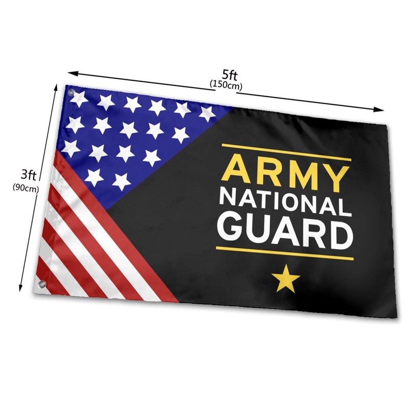 United States Army National Guard Black Flags 3x5 Ft Outdoor