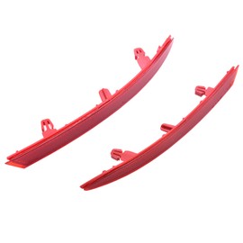 HAOTOM 2 Pcs Rear Bumper Reflector Panels Left & Right Side Marker Compatible for VW Volkswagen Jetta 2011-2014