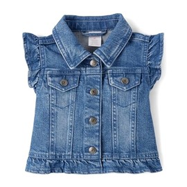 Gymboree,and Toddler Denim Vest,Elm Wash,5T