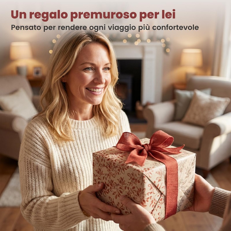 COSYLAND Cuscino da Viaggio in Memory Foam - Cuscino Aereo