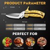 DRAGON RIOT Poultry Shears - Heavy Duty, Gold Chicken Poultry