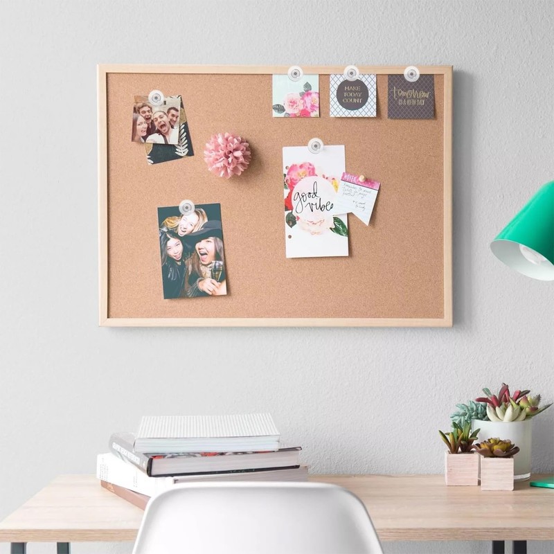 150 Count Push Pins, FYNCYboo Clear Thumb Tacks Clear Plastic