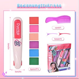 SYAKZK Toy Hair Dye Pen, Easter Gifts Children, Easter Crafts Children, Easter Gifts, Easter Decoration, Gift Girls 3 4 5 6 7 Years