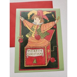 Burgoyne Inc. Merry Christmas Holiday Greeting Jack In A Box