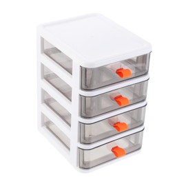 SHOWERORO Desktop Organizer for Office Multi-level Pp Plastic Box Mini Stationery Storage Drawer