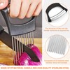1 PC Onion Holder for Slicing, Stainless Steel Onion Slicer,