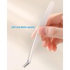 Pack of 2 Eyelash Tweezers for Eyelash Extension, Professional Precision