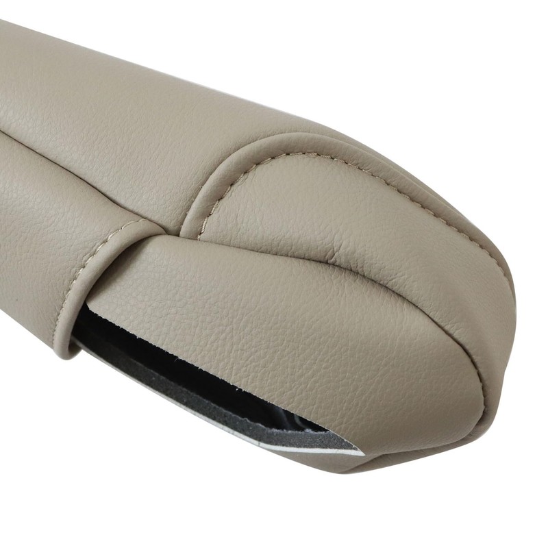 FZJDSD 2pcs Tan Leather Seat Armrest Cover Compatible with Toyota