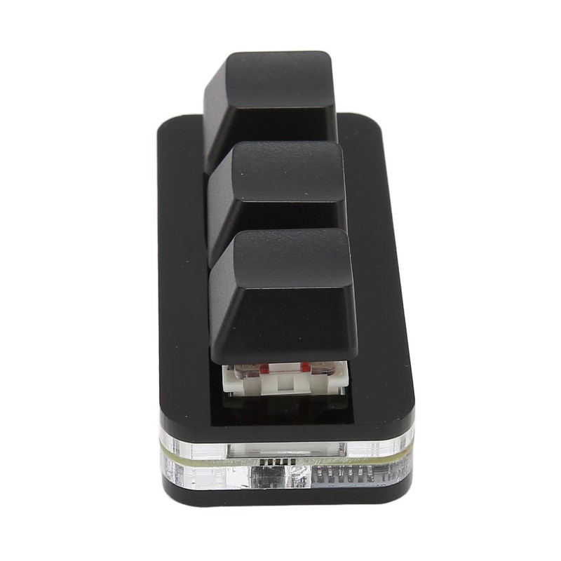 USB 3 Key Mini Keypad RGB LED Backlight Supports Hot