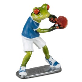 formano Frosch Table Tennis Player Froschhausen Light Green Artificial Stone (Frog Table Tennis Player)