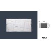 Marbet Design DESIGN 3D Wall Panels, Polystyrene Panels, White, 96