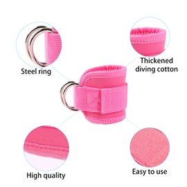 Acpetdr Ankle Gym Cuff for Kickback Legs, Abs and Glute Exercise Men women Fitness Workout