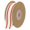 uxcell Natural Cotton Stripes Ribbon, 1 Inch x 10 Yard