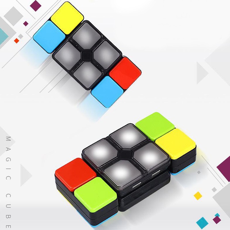 Smart Speed Puzzle Toy Flashing Handheld Electronic DIY Games for