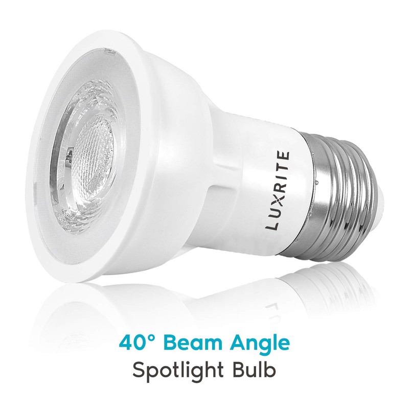 LUXRITE PAR16 LED Bulb, 5.5W (50W Equivalent), 3000K Soft White,