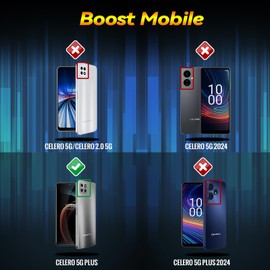 SECRETIGER for Boost Mobile Celero 5G+ LCD Screen Display Touch Digitizer Assembly Replacement for Boost Mobile Celero 5G Plus LCD Screen 7.0"