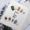 Short Coffin Press on Nails Handmade False Nails with Designs,