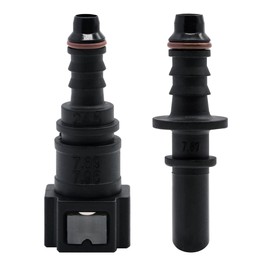 JA&MIU Hose Quick Release Connect Fuel Line Nylon Push-On Quick Release Connector - 7.89mm SAE 5/16 (8mm) Straight in Male&Female