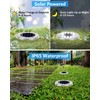 Biling Solar Outdoor Lights 12 Pack, Bright 12 LEDs Solar