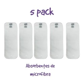 Absorbentes De Microfibra Para Pañal De Tela Ecopipo 5pz