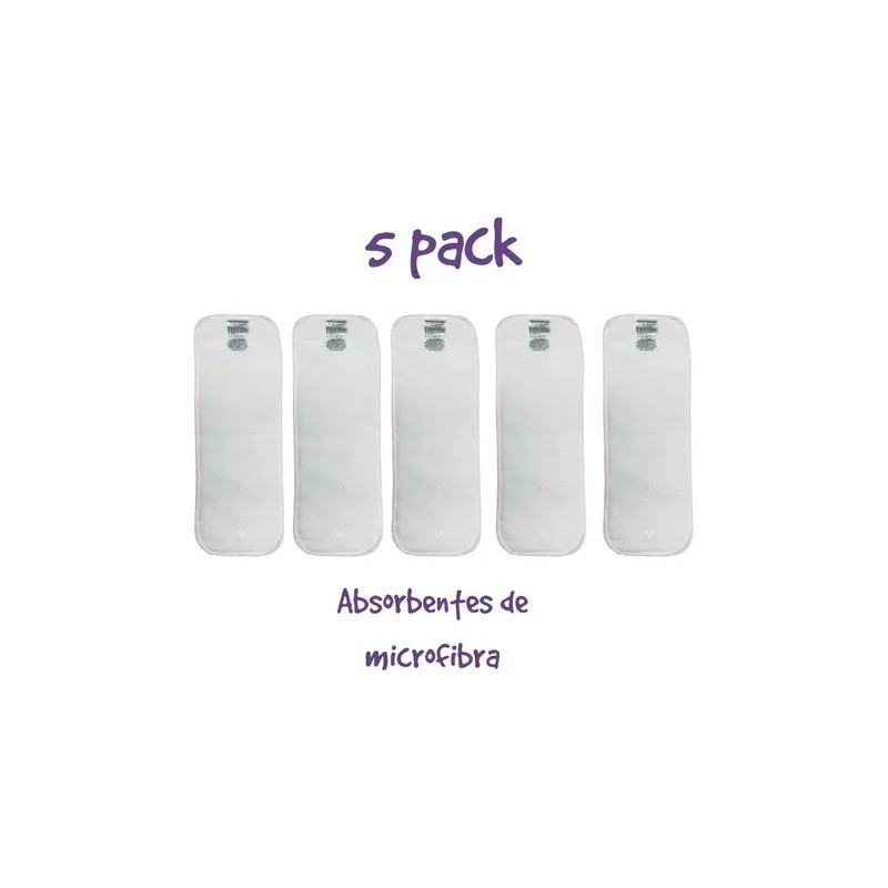 Absorbentes De Microfibra Para Pañal De Tela Ecopipo 5pz