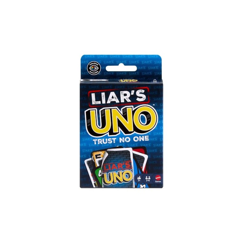 Mattel Games UNO Juego de Cartas Liars 7