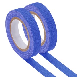 PATIKIL Glow in The Dark Gaffers Tape, 0.4 Inch x 32.8 Feet Colored Cotton Glow Tape Markers Fluorescent Glow in The Dark Tape Stickers for Party Decorations, Dark Blue