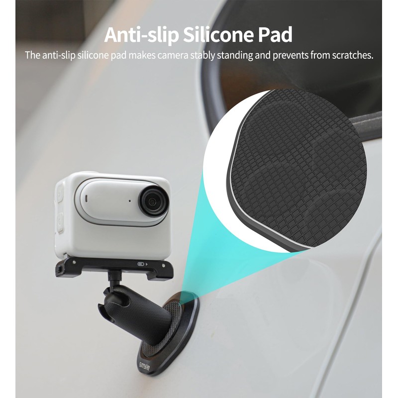 MAXOLA Metal Magnetic Suction Base Universal Extension Adapter Base for