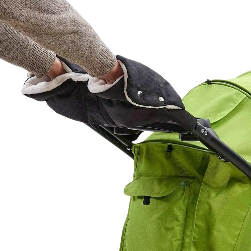 GrammLabbe Pushchair Hand Warmer Waterproof Glove Pram Stick Grip Winter
